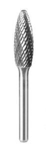 Борфреза твердосплавна форми полум'я 14х32 хвостовик 6 мм