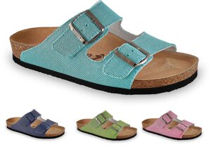 Ортопедические шлепанцы для девочки, Arizona, цвет темно синий, размер 36