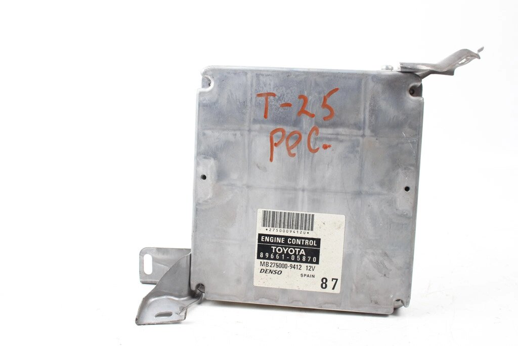 Блок управління двигуном 1.8 МКПП Toyota Avensis T25 (T250) 2003-2009 8966105870 (81492) від компанії Автозапчастини б/в для японських автомобілів - вибирайте Razborka6062 - фото 1