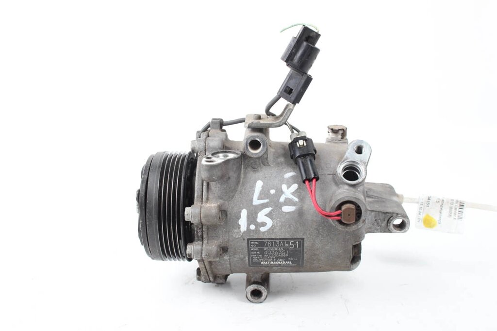 Компресор кондиціонера 1.5 Mitsubishi Lancer X (CY) 2007-2013 7813A151 (80058) від компанії Автозапчастини б/в для японських автомобілів - вибирайте Razborka6062 - фото 1