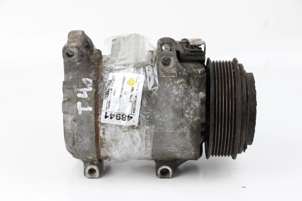 Компресор кондиціонера 3.5 Toyota Camry 40 (XV40) 2006-2011 4472600989 (48941) від компанії Автозапчастини б/в для японських автомобілів - вибирайте Razborka6062 - фото 1