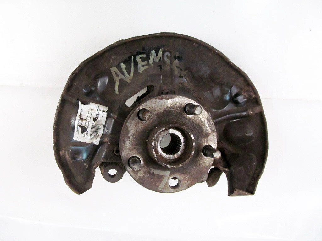 Кулак поворотний лівий під ABS Toyota Avensis T25 (T250) 2003-2009 4321205051 (2096) від компанії Автозапчастини б/в для японських автомобілів - вибирайте Razborka6062 - фото 1