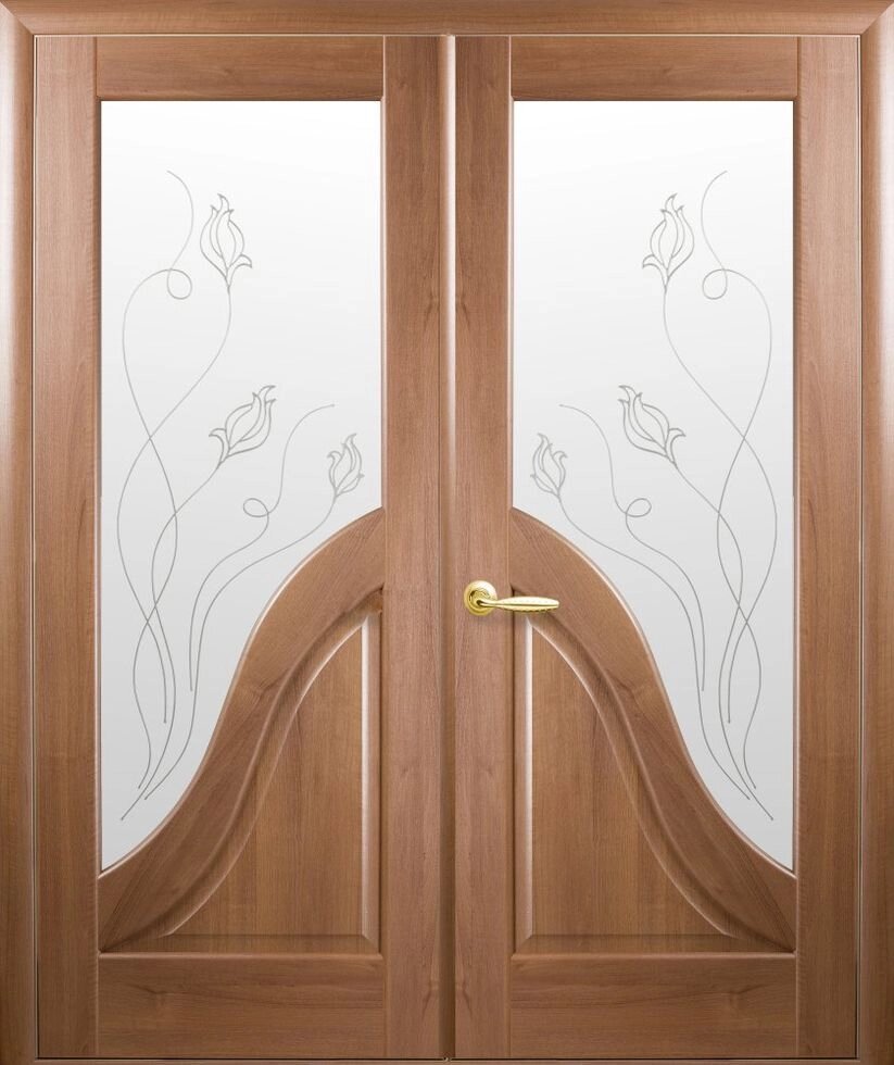 Міжкімнатні подвійні (двопільні) двері, розсувні від компанії Компанія «Верго» Мелодія вашого будинку! - фото 1
