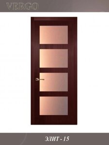 Двері міжкімнатні фрезеровані з масиву МДФ серії "Еліт" компанії "Верги"