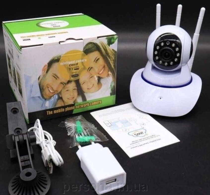Бездротова поворотна Wi-Fi IP Камера відеоспостереження Smart PRO Q5 від компанії Інтернет магазин - Persona.in. ua - фото 1