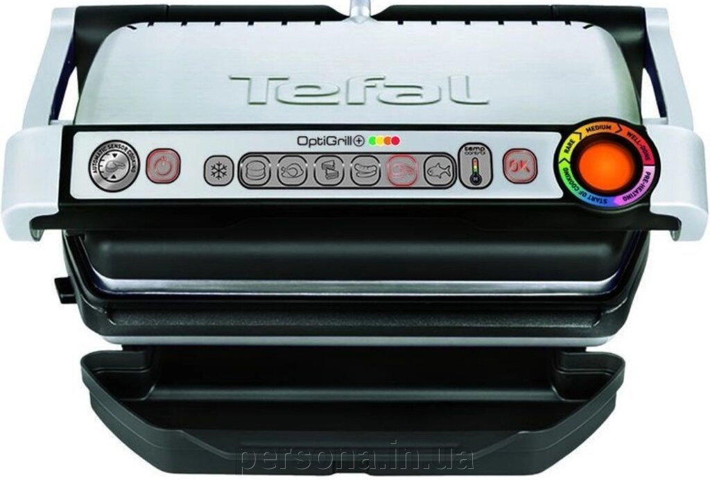 Електро-Гріль: Tefal OptiGrill +GC716 (GC716D12) від компанії Інтернет магазин - Persona.in. ua - фото 1