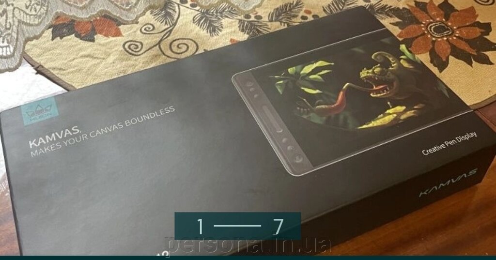 Графічний планшет/ Монітор: HUION KAMYAS 12 Pro. від компанії Інтернет магазин - Persona.in. ua - фото 1