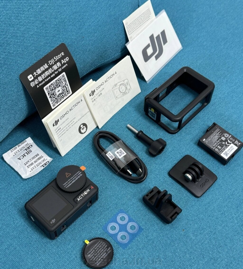 Камера: DJI Osmo Action 4 Standard Combo (CP. OS. 00000269.01) від компанії Інтернет магазин - Persona.in. ua - фото 1