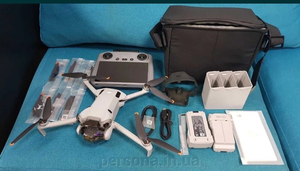Квадрокоптер: DJI Mini 4 Pro Fly More Combo DJI RC2 (CP. MA. 00000735.01) Новій, від компанії Інтернет магазин - Persona.in. ua - фото 1
