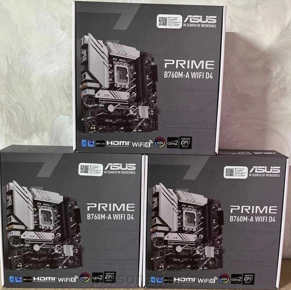 Материнська плата: ASUS PRIME B760M-A Wi-Fi D4. Нові! від компанії Інтернет магазин - Persona.in. ua - фото 1