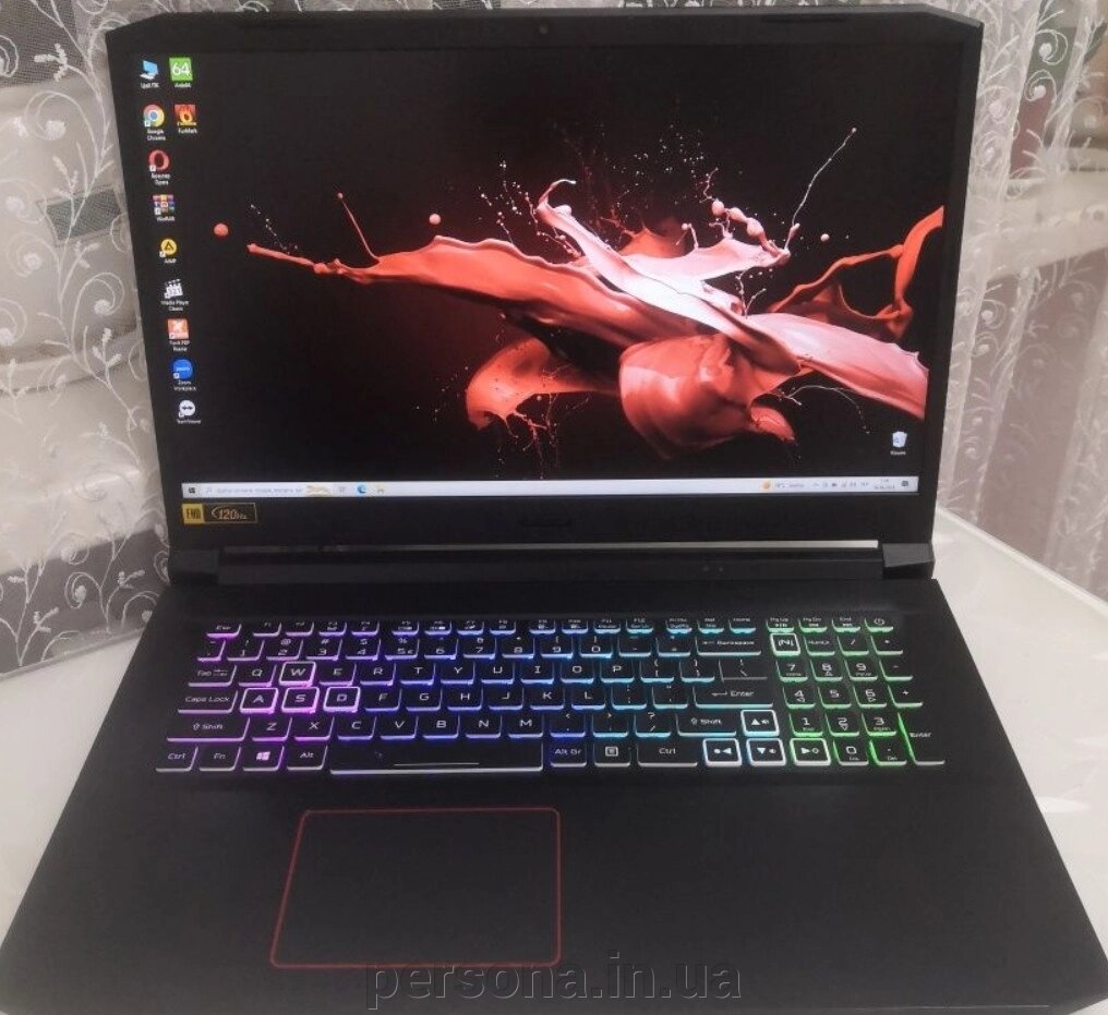 Ноутбук: ASER NITRO 5 /17.3" / 120Hz./ GTX 1660Ti 6Gb./ RAM16GB/ i5-10300H/ SSD. від компанії Інтернет магазин - Persona.in. ua - фото 1