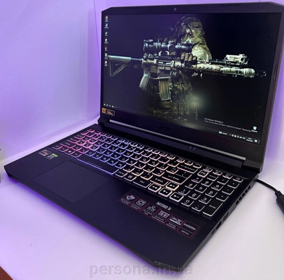 Ноутбук: ASER NITRO Ryzen 5 5600H, RTX3060, 6 Gb. від компанії Інтернет магазин - Persona.in. ua - фото 1
