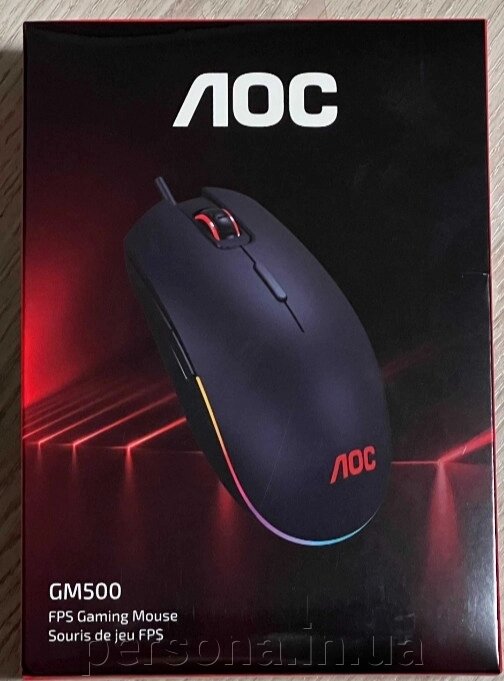 Нова Ігрова Ведмедик: AOC GM500 RGB на механічних свічках OMRON. І від компанії Інтернет магазин - Persona.in. ua - фото 1