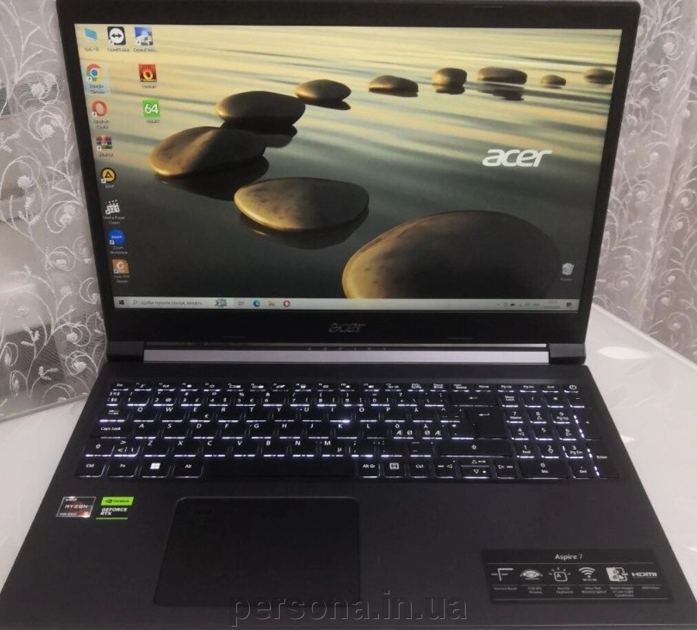 Новий ноутбук: ASER Aspire 7/144Hz./ RTX3050/ Ryzen 5x12CPU/ RAM16GB./ SSD512Gb від компанії Інтернет магазин - Persona.in. ua - фото 1