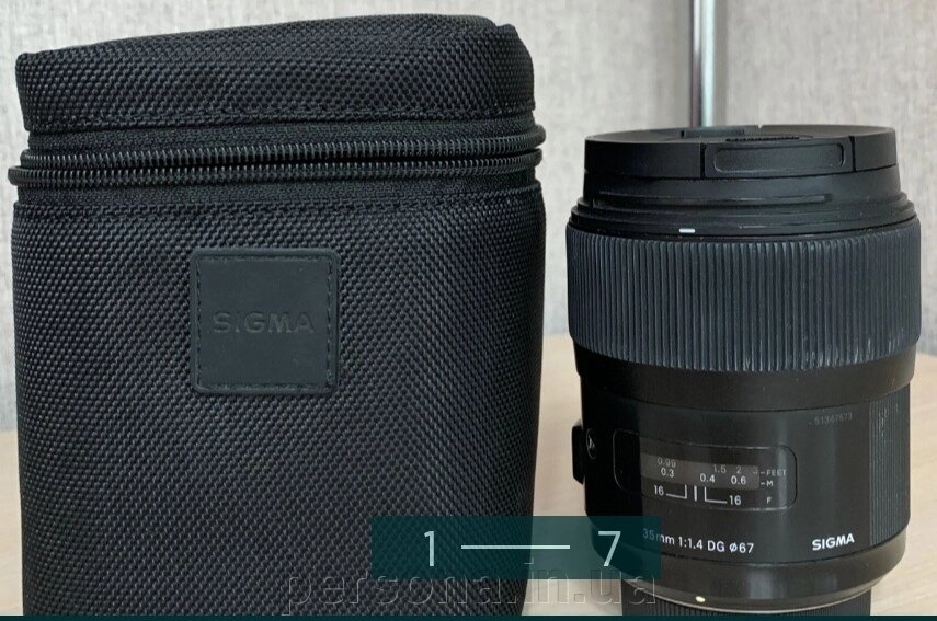 Об'єктив: Sigma AF 35mm. f/1.4 DG ART ( Nikon) від компанії Інтернет магазин - Persona.in. ua - фото 1