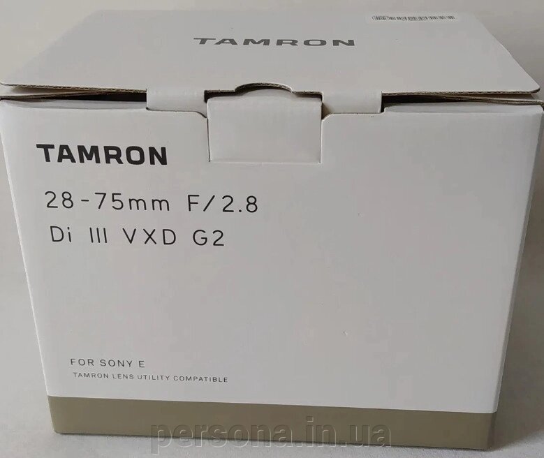 Об'єктив: Tamron 28-75mm. F/2.8 Di III VXD G2 Sony -E. Новий об'єктив. від компанії Інтернет магазин - Persona.in. ua - фото 1