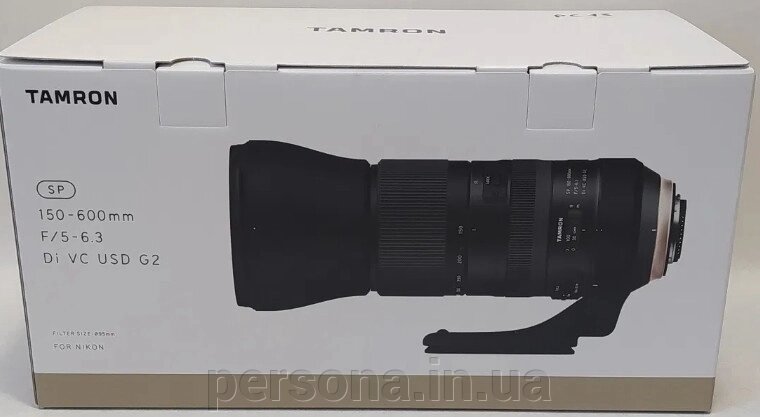 Об'єктив: Tamron SP AF 150-600f/5-6.3 Di VC USD G2.(Canon) від компанії Інтернет магазин - Persona.in. ua - фото 1