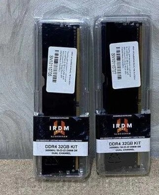 Пам'ять для настільних ПК: GOO RAM 32Gb. / 2x16Gb/ 3600 MHz. Iridium. від компанії Інтернет магазин - Persona.in. ua - фото 1