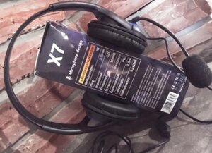 Навушники ігрові накладні Fortnite X7 Game Headphones навушники грові.