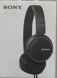 Наушники: SONY MDR - ZX110 Black.