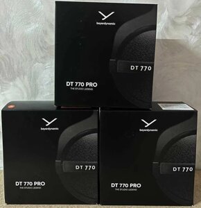 Навушники без мікрофона; Beyerdynamic DT770 PRO 32 Ohm .Нові !