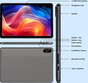 Планшет 16GB/64GB+512GB microSD.