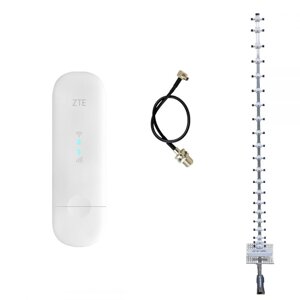 Комплект для мобільного інтернету 4G LTE "Бінго" (роутер ZTE MF79U та 3G/4G LTE антена Стріла MARKETNET)