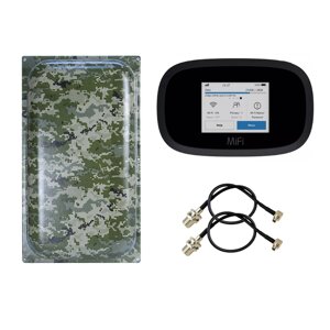 Комплект "4G LTE Wi-Fi роутер Novatel MiFi 8000L + антена Marketnet Maxi MIMO 22 dBi (Мілітарі)"