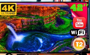 Телевизор: 42" Samsung Smart TV, 4K IPS . Гарантія!