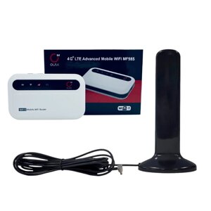 Комплект 4G LTE Wi-Fi роутер Olax MF985 + 4G автомобільна антена MIMO CRC-9 2 х 16 dBi