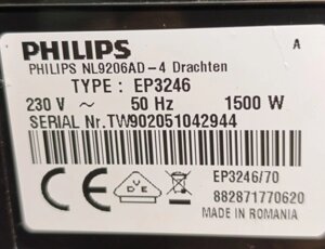 Кофеварка Philips Latte Go / EP3246 / Latte Cappuccino / 2020p.