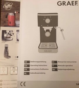 Кавомашина еспресо GRAEF Salita ES400+подарунок (нова, Німеччина)