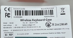 Чохол з Клавіатурою для iPad Pro 11 (2024)