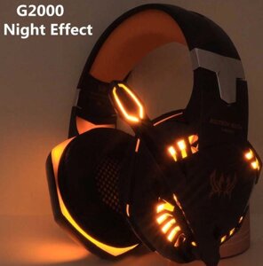 Ігрові навушники Kotion Each G2000 з мікрофоном і підсвіткою.