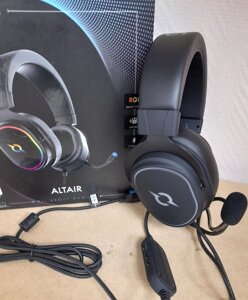 Ігрові дротові навушники Aqirys Altair Black