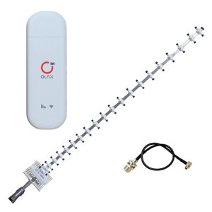 Комплект 4G LTE Wi-Fi роутер Olax F90 + антена 3G/4G LTE Стріла MARKETNET 1700-2700 МГц 21 дБ