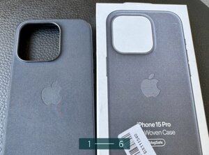 Чохол Оригінальний для iPhone 15 Pro ( Fine Woven Case)