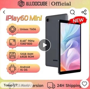 Компактний 8.7'' планшет ALLDO CUBE /LTE /12GB/64GB+512GB microSD/