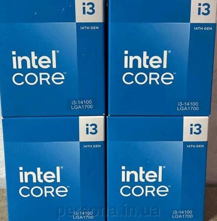 Процесор: Intel Core i3-14100 Новий! від компанії Інтернет магазин - Persona.in. ua - фото 1