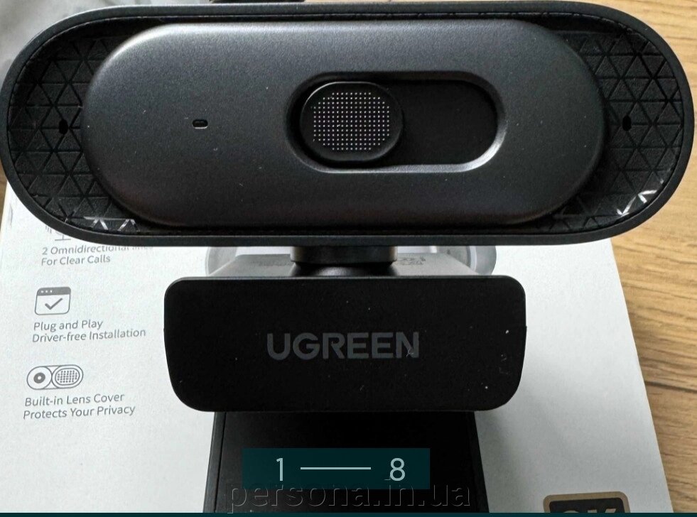 Веб- Камера: UGREEN Webcam 2K 30FRS. від компанії Інтернет магазин - Persona.in. ua - фото 1
