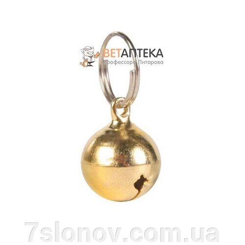 Дзвіночок для кішок на нашийник металевий ТХ-4160 Trixie від компанії Інтернет Ветаптека 7 слонів - фото 1