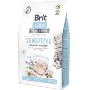 Корм для котів з харчовою непереносимістю Cat GF Insect з комахами та рибою 400 г Brit Care