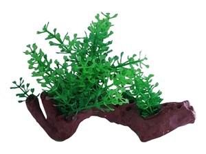 Minjiang Пластикова рослина для акваріума, 10 см 100 г