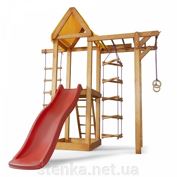 Дерев'яна Ігровий майданчик для малюків від компанії SportStenkaUA Шведська стінка, спортивний куточок з виробництва, Київ - фото 1