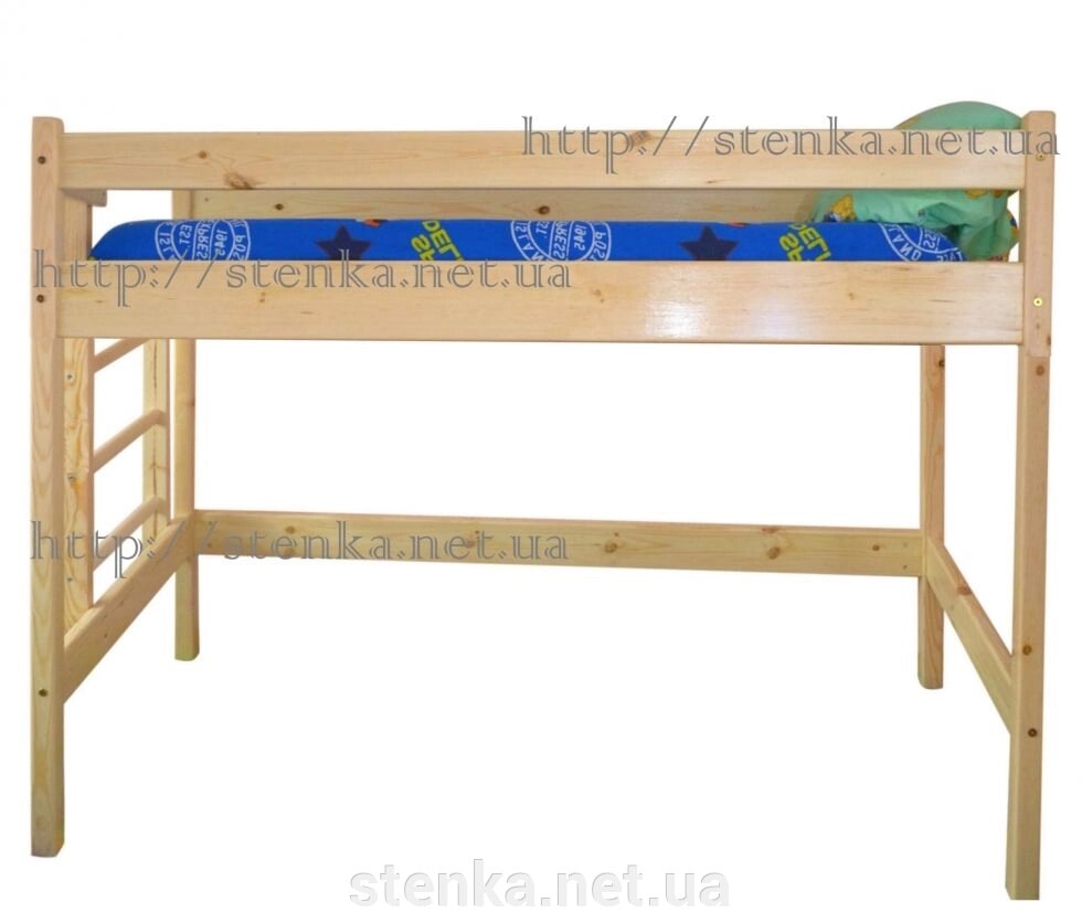 Дитяче ліжко горище "Mini" від компанії SportStenkaUA Шведська стінка, спортивний куточок з виробництва, Київ - фото 1