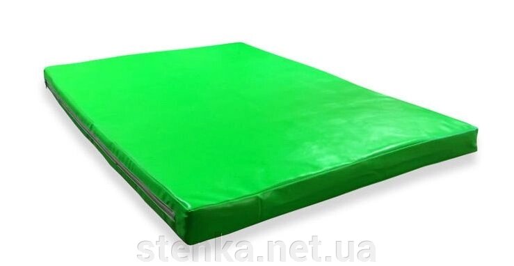 Дитячий спортивний мат товщиною 8 см 120х80 см зелений від компанії SportStenkaUA Шведська стінка, спортивний куточок з виробництва, Київ - фото 1