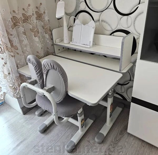 Комплект парта зростаюча і крісло для школярів Evo-Kids BD-24 (3 кольори) від компанії SportStenkaUA Шведська стінка, спортивний куточок з виробництва, Київ - фото 1