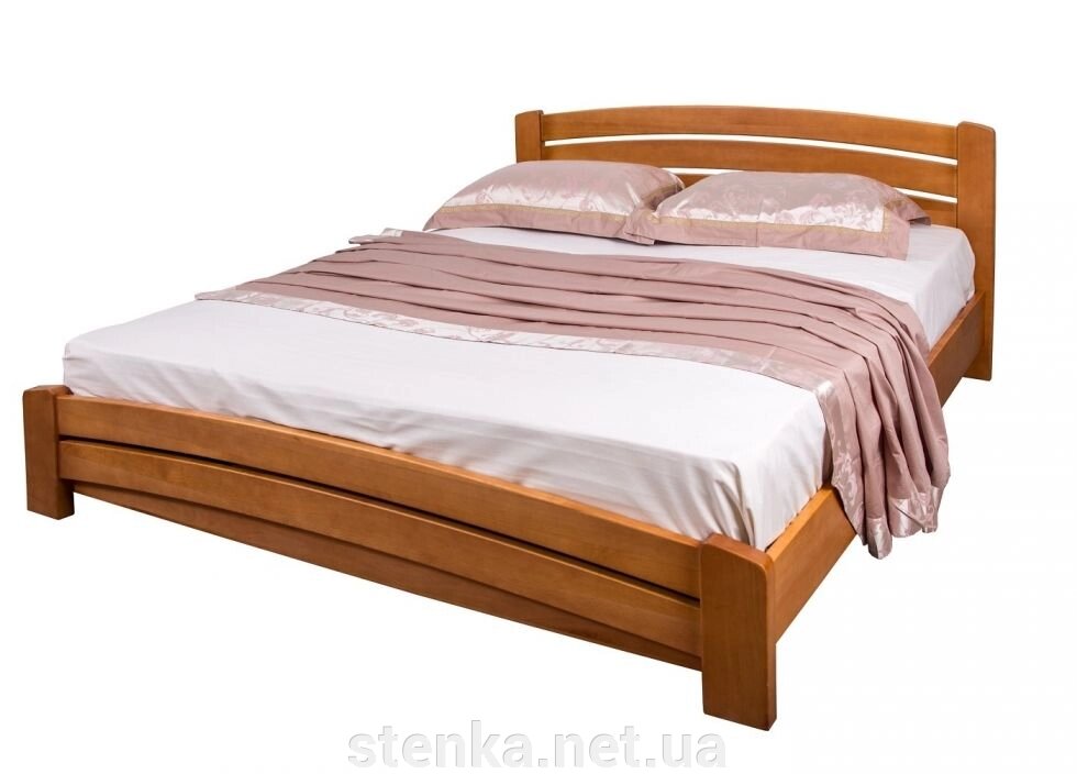 Кровать двухспальная из натуральной древесины "ПР-3" від компанії SportStenkaUA Шведська стінка, спортивний куточок з виробництва, Київ - фото 1