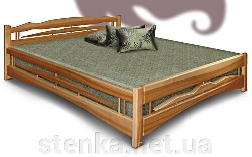 Ліжко двоспальне ясен Ск-015 (Україна) від компанії SportStenkaUA Шведська стінка, спортивний куточок з виробництва, Київ - фото 1