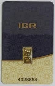 Золотий слиток LBMA IGR 0,5 грама